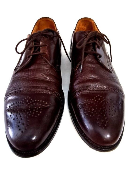 Johnston & Murphy Men\'s 9.5 Cellini Brown Oxford Shoes main image 7